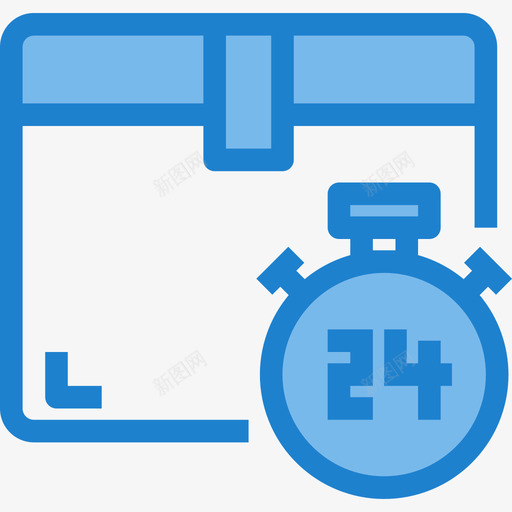 箱子后勤17蓝色图标svg_新图网 https://ixintu.com 后勤17 箱子 蓝色