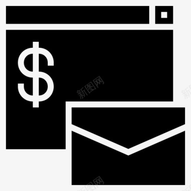 电子邮件营销电子邮件推广电子邮件服务图标图标