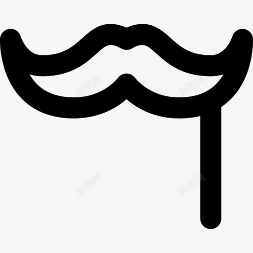 胡子庆祝10直线型图标svg_新图网 https://ixintu.com 庆祝10 直线型 胡子