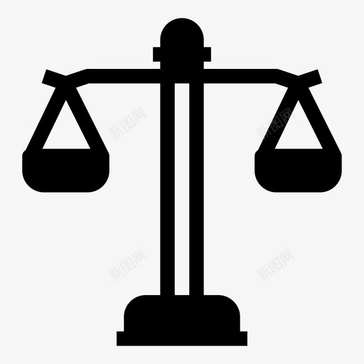 平衡秤判断公正图标svg_新图网 https://ixintu.com 公正 判断 平衡秤 营销 重量