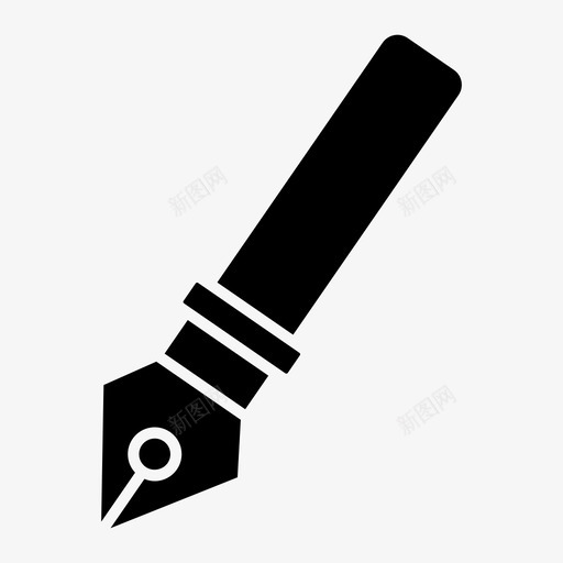钢笔工具绘图深色平面图标svg_新图网 https://ixintu.com 工具 平面设计 深色 绘图 钢笔