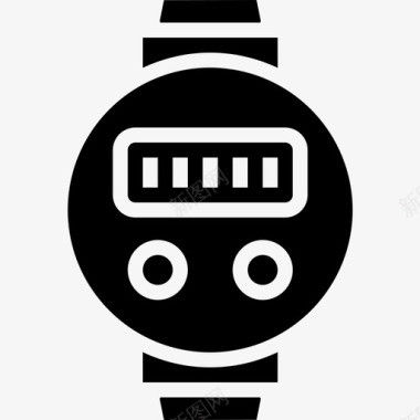 手表设备11实心图标图标
