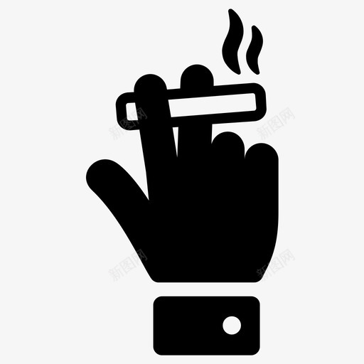 抽烟上瘾图标svg_新图网 https://ixintu.com 上瘾 抽烟