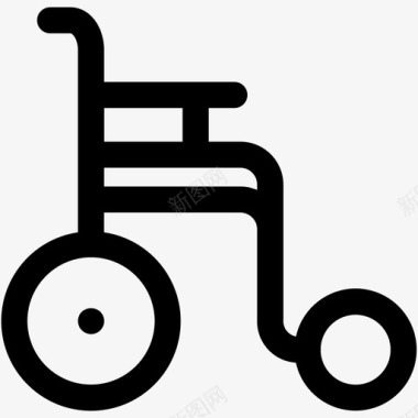 轮椅健康医院图标图标