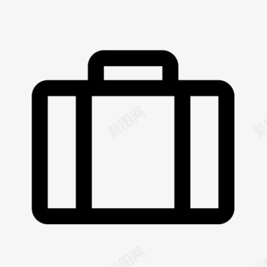 行李箱公文包行李图标图标
