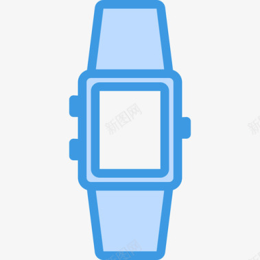 手表衣服87蓝色图标图标