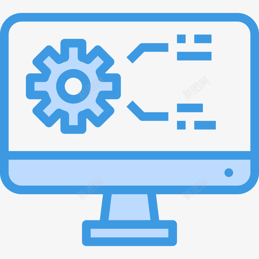 设置工业16蓝色图标svg_新图网 https://ixintu.com 工业16 蓝色 设置
