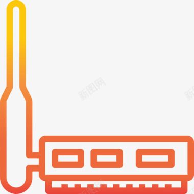 Wifi计算机硬件13渐变图标图标