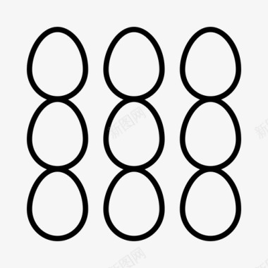 鸡蛋饮食营养师图标图标