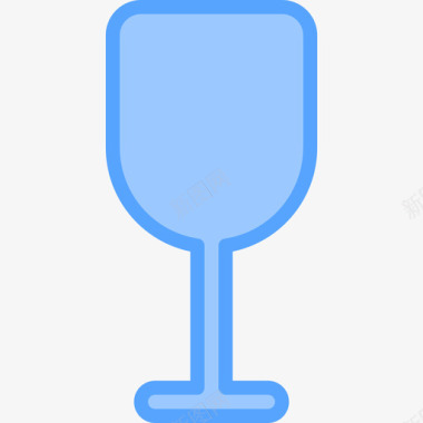 酒杯饮料17蓝色图标图标