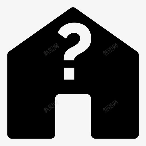 房地产购买常见问题解答图标svg_新图网 https://ixintu.com 常见问题解答 房地产 房屋 抵押 购买
