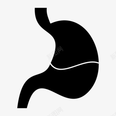 胃解剖学腹部图标图标