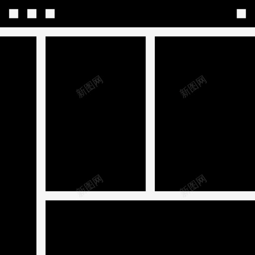 浏览器网站和用户界面3填充图标svg_新图网 https://ixintu.com 填充 浏览器 网站和用户界面3