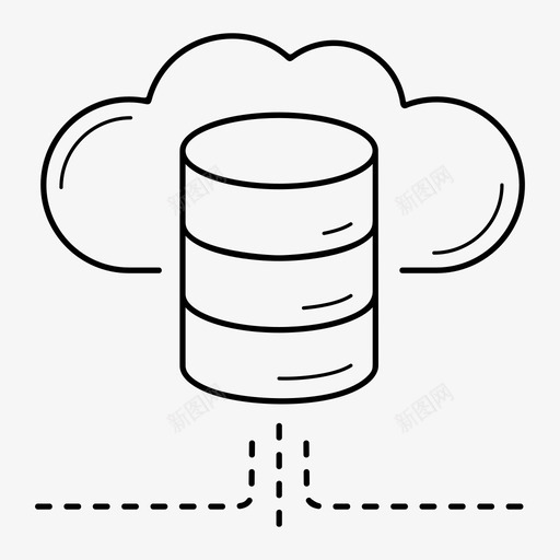 大数据云与数据库大数据技术图标svg_新图网 https://ixintu.com 大数据 大数据云与数据库 技术