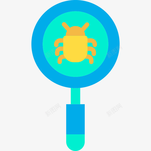 Bug网络安全10扁平图标svg_新图网 https://ixintu.com Bug 扁平 网络安全10