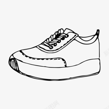 鞋子靴子跑鞋图标图标