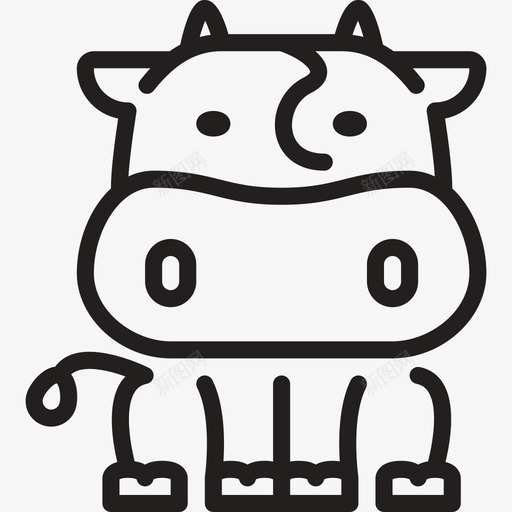 cowsvg_新图网 https://ixintu.com cow