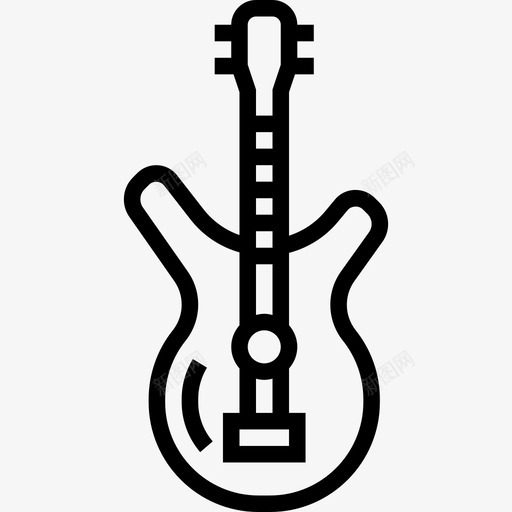 吉他当铺2直线图标svg_新图网 https://ixintu.com 吉他 当铺 直线