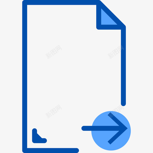 发送文件和文件夹9蓝色图标svg_新图网 https://ixintu.com 发送 文件 文件夹 蓝色