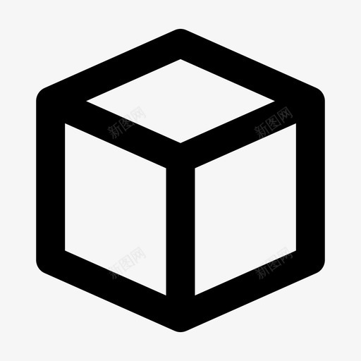 立方体长方体立方体形状图标svg_新图网 https://ixintu.com Uux 形状 立方体 长方体
