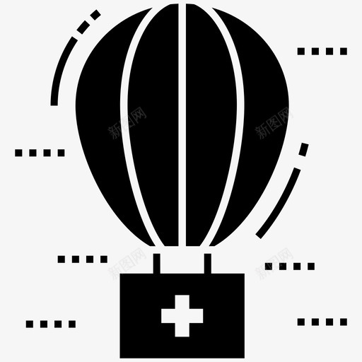 热气球冒险气球图标svg_新图网 https://ixintu.com 冒险 救援紧急标志图标包 气球 浮力 热气球 飞机