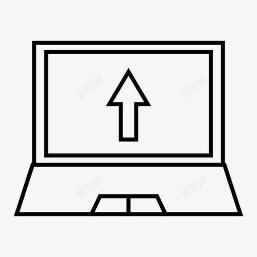 笔记本电脑更新性能升级图标svg_新图网 https://ixintu.com 升级 性能 笔记本电脑更新