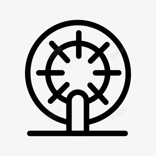 轮子船商业元素和符号隐喻图标svg_新图网 https://ixintu.com 商业元素和符号隐喻 船 轮子