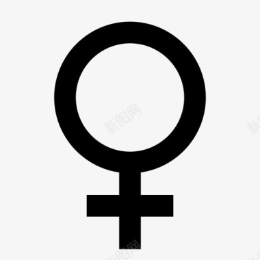 女性性别身份图标图标