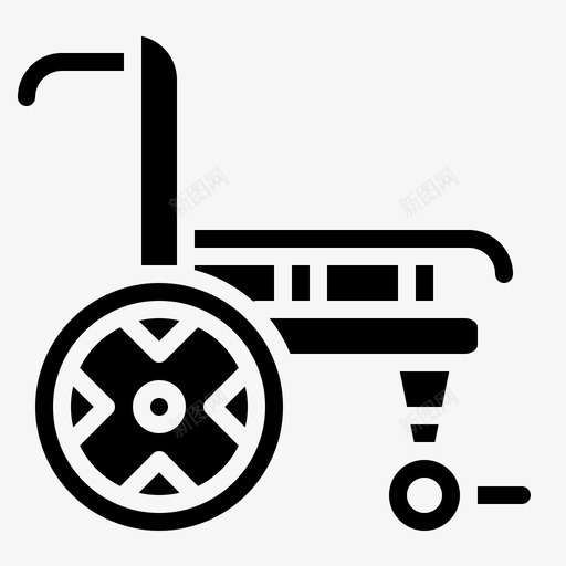 轮椅救命伤残图标svg_新图网 https://ixintu.com 伤残 医学 医疗 救命 标志 轮椅