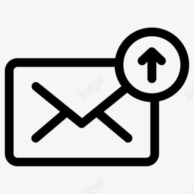 发送电子邮件信封发送邮件图标图标