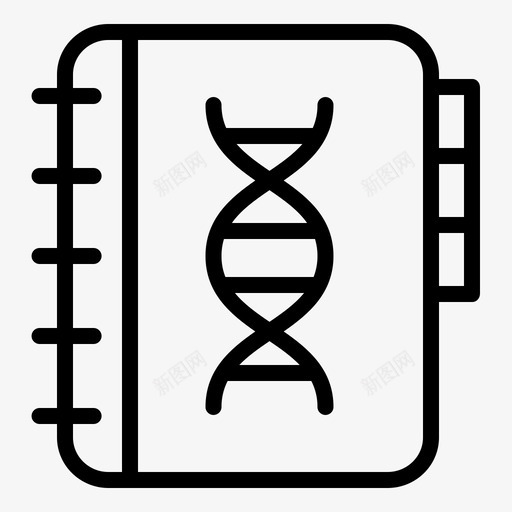 日记笔记本科学图标svg_新图网 https://ixintu.com 日记 科学 笔记本