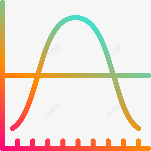 折线图图表和图表13线性梯度图标svg_新图网 https://ixintu.com 图表和图表13 折线图 线性梯度