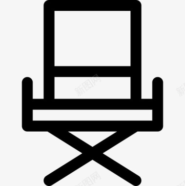 椅子展示6直线型图标图标