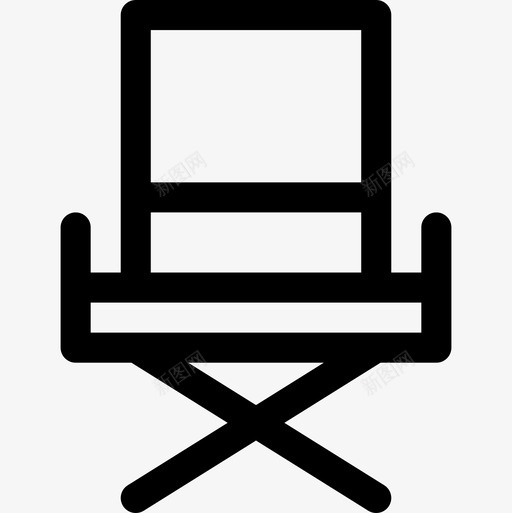 椅子展示6直线型图标svg_新图网 https://ixintu.com 展示 椅子 直线 线型