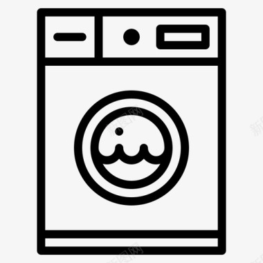 洗衣房洗衣机小费图标图标