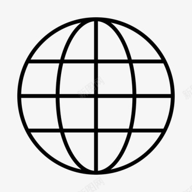 全球浏览器互联网图标图标