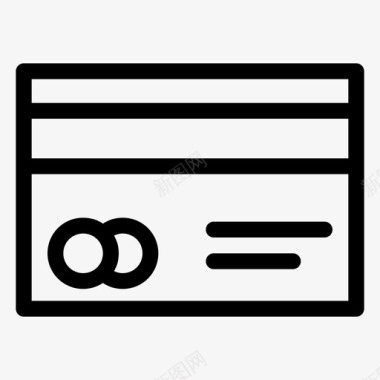 信用卡支付借记卡在线支付图标图标