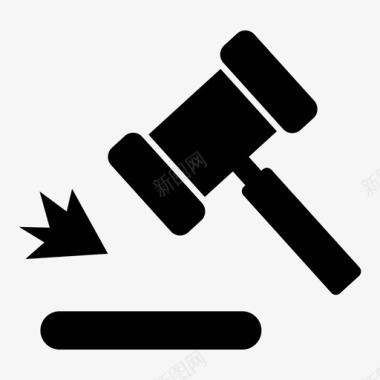 法官陪审团法律图标图标