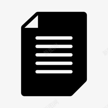 页空白文件图标图标