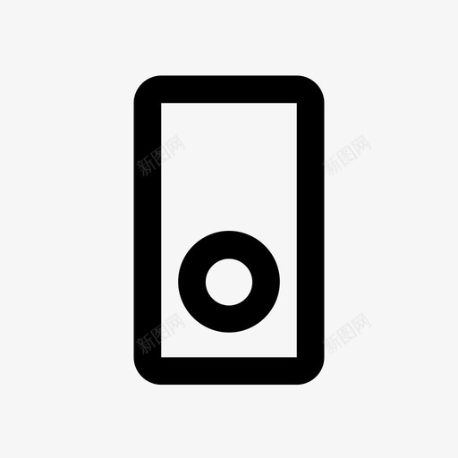 ipodmp3mp3播放器图标svg_新图网 https://ixintu.com ipod mp3 便携式 六点 四舍五入 播放器 音乐