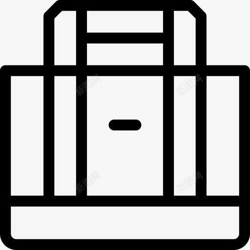 购物袋电子商务124线性图标svg_新图网 https://ixintu.com 电子商务 线性 购物袋