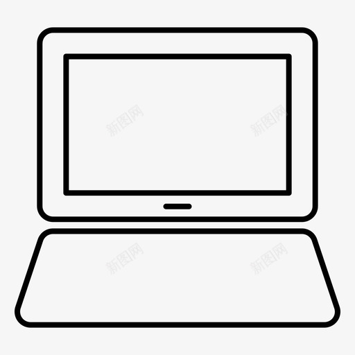 笔记本电脑显示器液晶显示器图标svg_新图网 https://ixintu.com 公司商业图标 屏幕 显示器 液晶显示器 电视 笔记本电脑