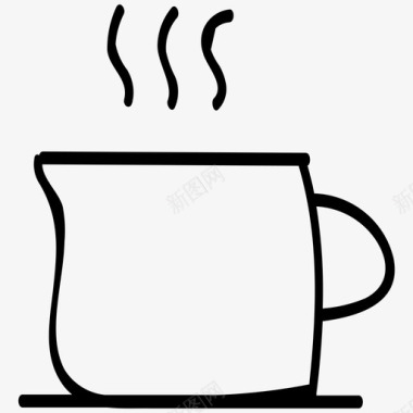 咖啡一杯咖啡饮料图标图标