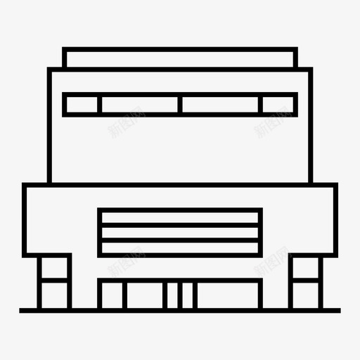 大型野蛮建筑建筑博物馆图标svg_新图网 https://ixintu.com 博物馆 大型 建筑 沙漠 野蛮