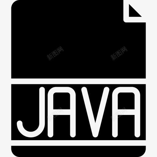 Java文件扩展名4填充图标svg_新图网 https://ixintu.com Java 填充 文件扩展名4