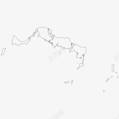 特克斯和凯科斯群岛边界国家图标图标