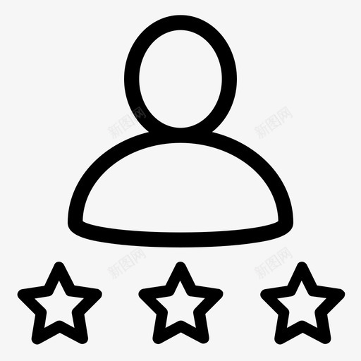星级评级评估费率图标svg_新图网 https://ixintu.com 买家评级 卖家评级 星级评级 电子商务在线商店 评估 费率