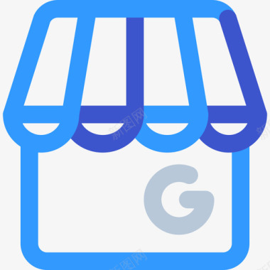 商务版谷歌套件7线性颜色图标图标