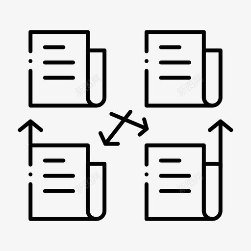 交换数据文件图标svg_新图网 https://ixintu.com collection feb v4 web 交换 数据 文件 文件夹 界面 隐私