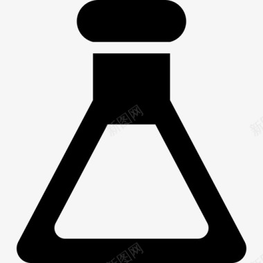 化学锥形瓶玻璃器皿图标图标
